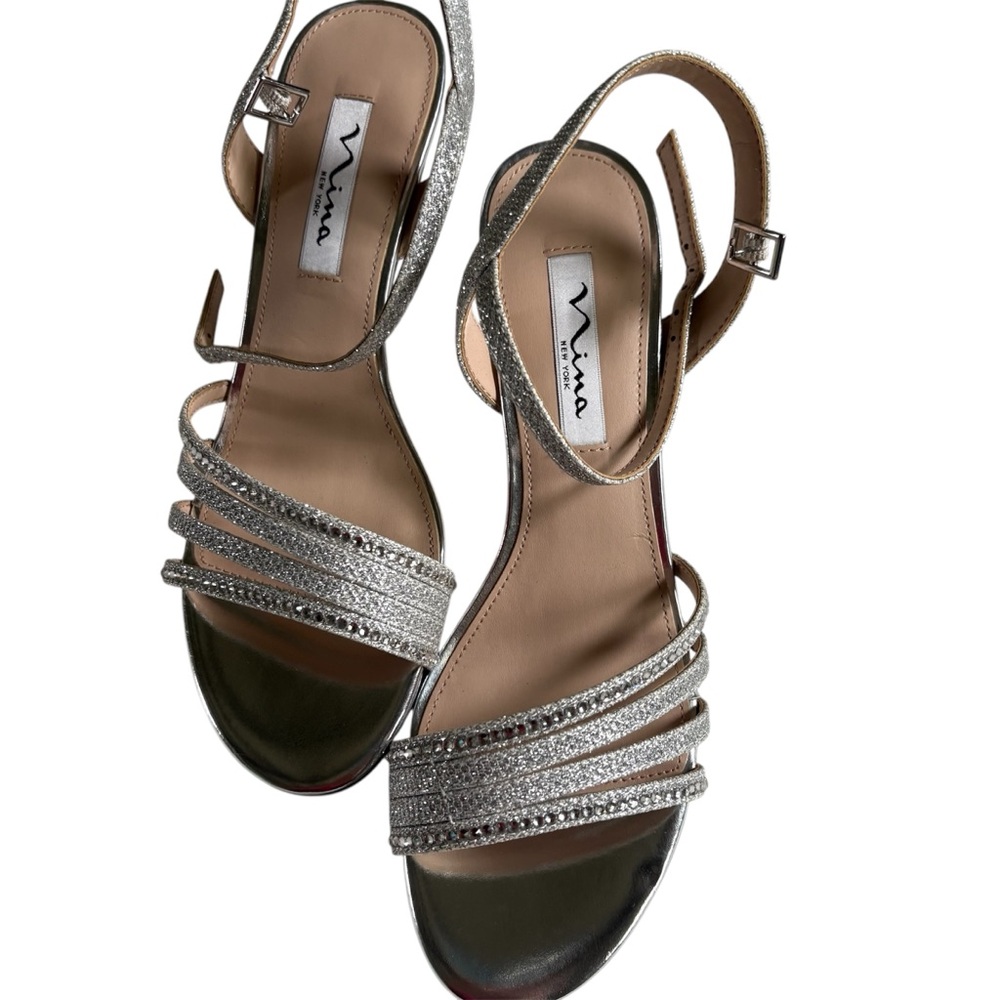 Nina Silver Heels Elegant Stiletto Design